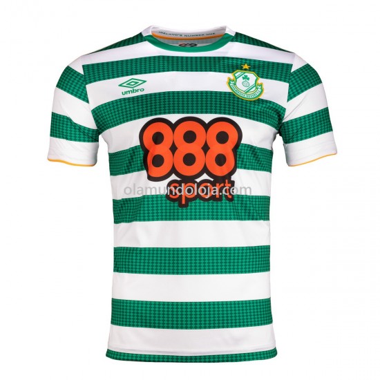Camisola Shamrock Rovers Equipamento Primeiro 2021-2022 Manga Corta